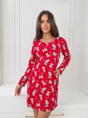 DONNA / KOSZULA NOCNA ŚWIĄTECZNA -BEAR - www.anstel.pl