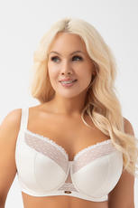 GORSENIA / BIUSTONOSZ PÓŁUSZTYWNIANY DOTTI G021 ECRU - www.anstel.pl