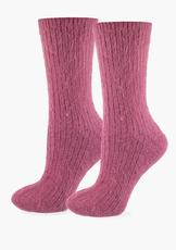 MARILYN / SKARPETKI DAMSKIE CIEPŁE PRĄŻKOWANE ANGORA F28 - www.anstel.pl