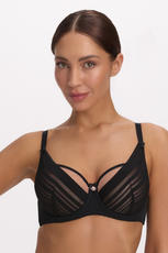 GAIA / BIUSTONOSZ SOFT BALCONETTE ALICIA 1397 CZARNY - www.anstel.pl