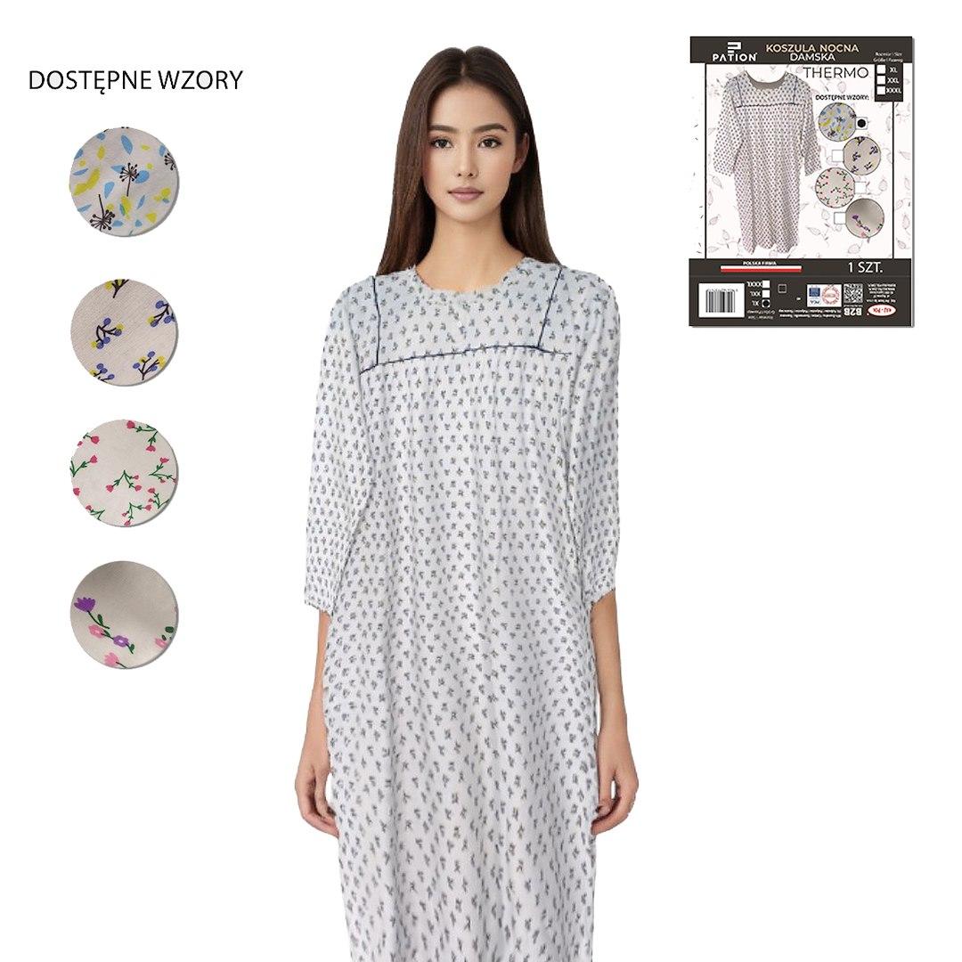 PATION / KOSZULA NOCNA DAMSKA WZÓR2  XL-3XL 737451 - www.anstel.pl