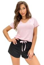 DONNA / PIŻAMA DAMSKA Z WISKOZY KRÓTKIE SPODENKI - PATI SHORT - www.anstel.pl