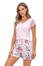 DONNA / PIŻAMA DAMSKA Z KRÓTKIMI SPODENKAMI - GABRIELA SHORT - www.anstel.pl