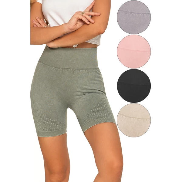 MORAJ / LEGGINSY KOLARKI DAMSKIE Z WYSOKIM STANEM I EFEKTEM PUSH-UP RDL1500-053 - www.anstel.pl