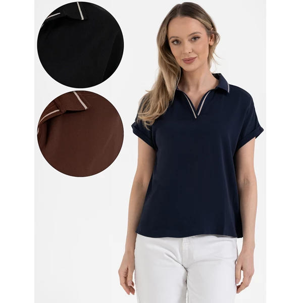 MORAJ / BLUZKA DAMSKA WISKOZA BD2800-009 - www.anstel.pl