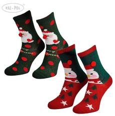 RAJ-POL / SKARPETA DAMSKA ŚWIĄTECZNA 736690 - www.anstel.pl