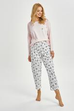 TARO / 3450 PIŻAMA DAMSKA DŁUGA ELLA S-XL KOLEKCJA AW25/26 - www.anstel.pl