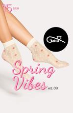 GATTA / SPRING VIBES - SKARPETKI DAMSKIE WZORZYSZTE 15 DEN 000.16Z - www.anstel.pl