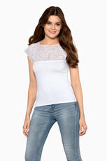 BABELL / BLUZKA DAMSKA ELINA, KRÓTKI RĘKAW BABELL - EcoVero - www.anstel.pl