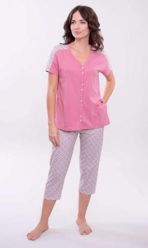 Piżama damska 3/4 spodnie 104570