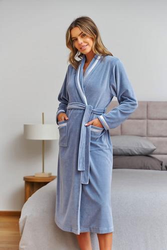 Szlafrok damski swa.1078 sky blue wl26