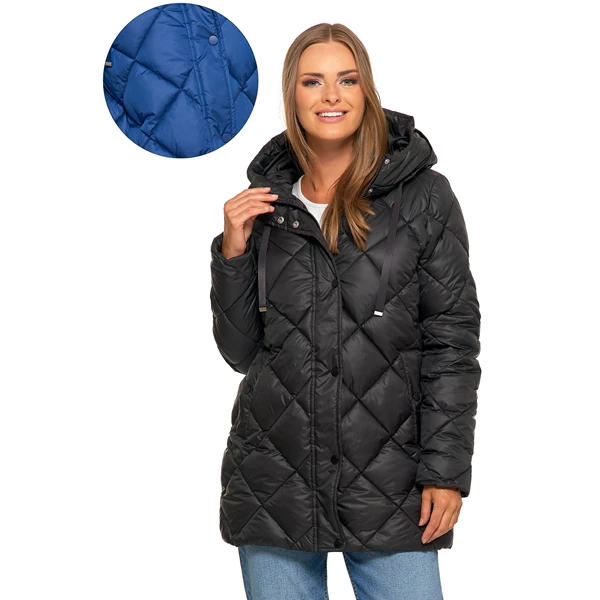 Kurtka damska zimowa pikowana odw9000-001