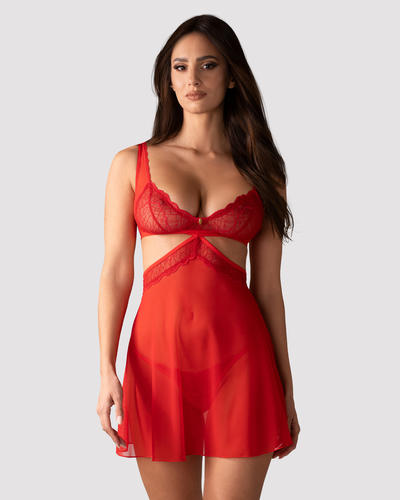 Cupide desir babydoll i stringi