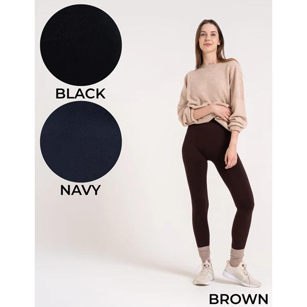 Legginsy damskie ciepłe modelujące rdl1400-048