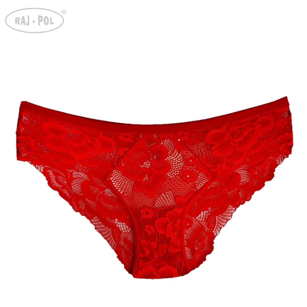 Figi damskie hon2 czerwone premium 714377
