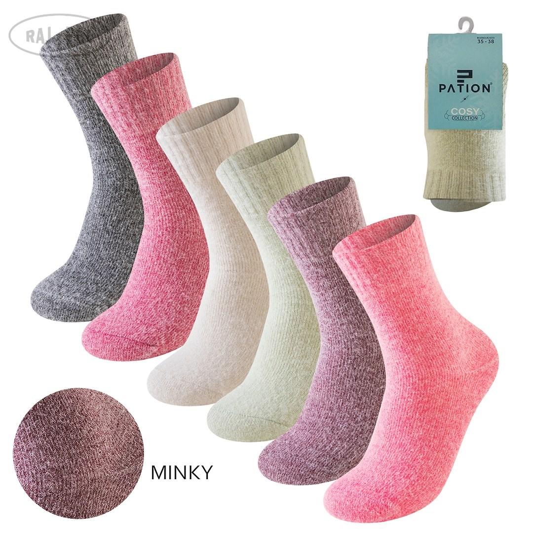 Skarpeta damska minky soft w25-12 756964, 756971