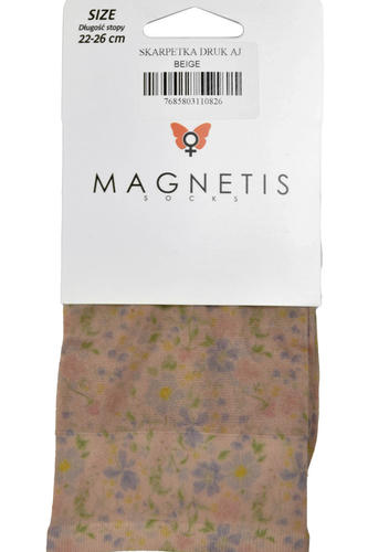 Skarpetka damska druk aj