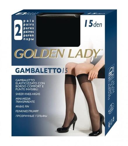 Podkolanówki gambaletto golden lady 15 den 2 pary