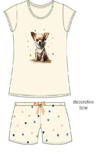 Piżama girl kids kr 787/108 chihuahua