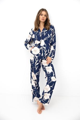 Piżama vaya długi rękaw xs-2xl rozpinana