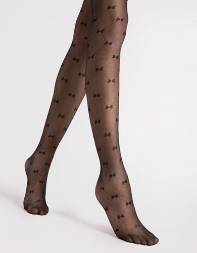 G 6119 rajstopy wzorzyste ribbon 20 den s/s 2025