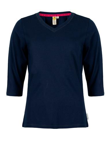 Roadsign basic tisch koszulka damska z rękawem 3/4 i dekoltem v 18-005641