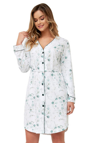 Damski koszulo-szlafrok selena 1248 - kolekcja leveza 2022 - ostatnie sztuki