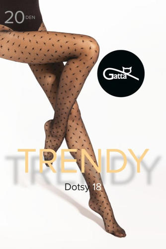 Dotsy 18 - rajstopy damskie wzorzyste 20 den 000.664 - trendy 2025