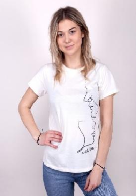 Pkk-0071k podkoszulka t-shirt damski with love  - wl 2022