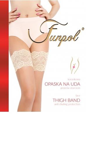 Koronkowe opaski na uda przeciw otarciom