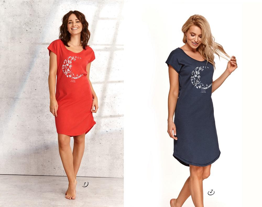 2498 koszula damska agnes krótka s-xl - ss2021