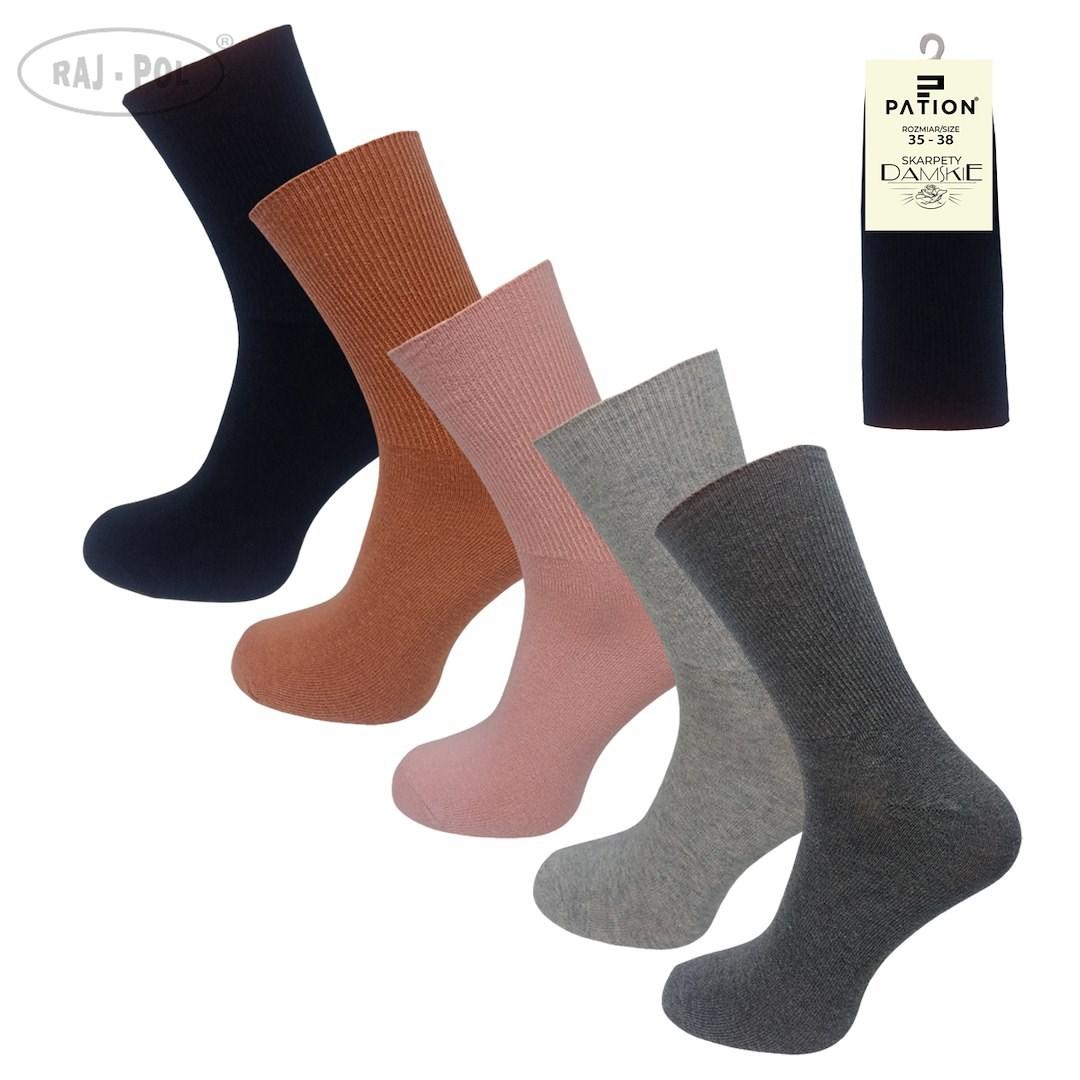 Skarpety damskie bezuciskowe pation d-2516b 754359, 754366