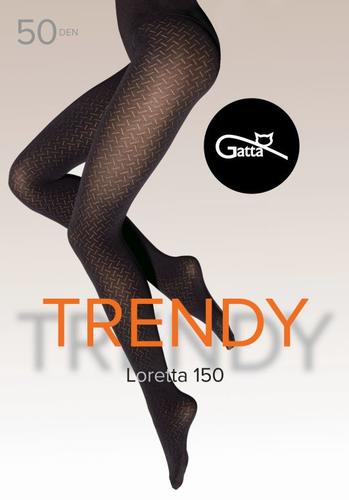 Loretta 150, 151, 152, 153, 154 - rajstopy damskie wzorzyste 50 den - 000.861 - trendy 24/25