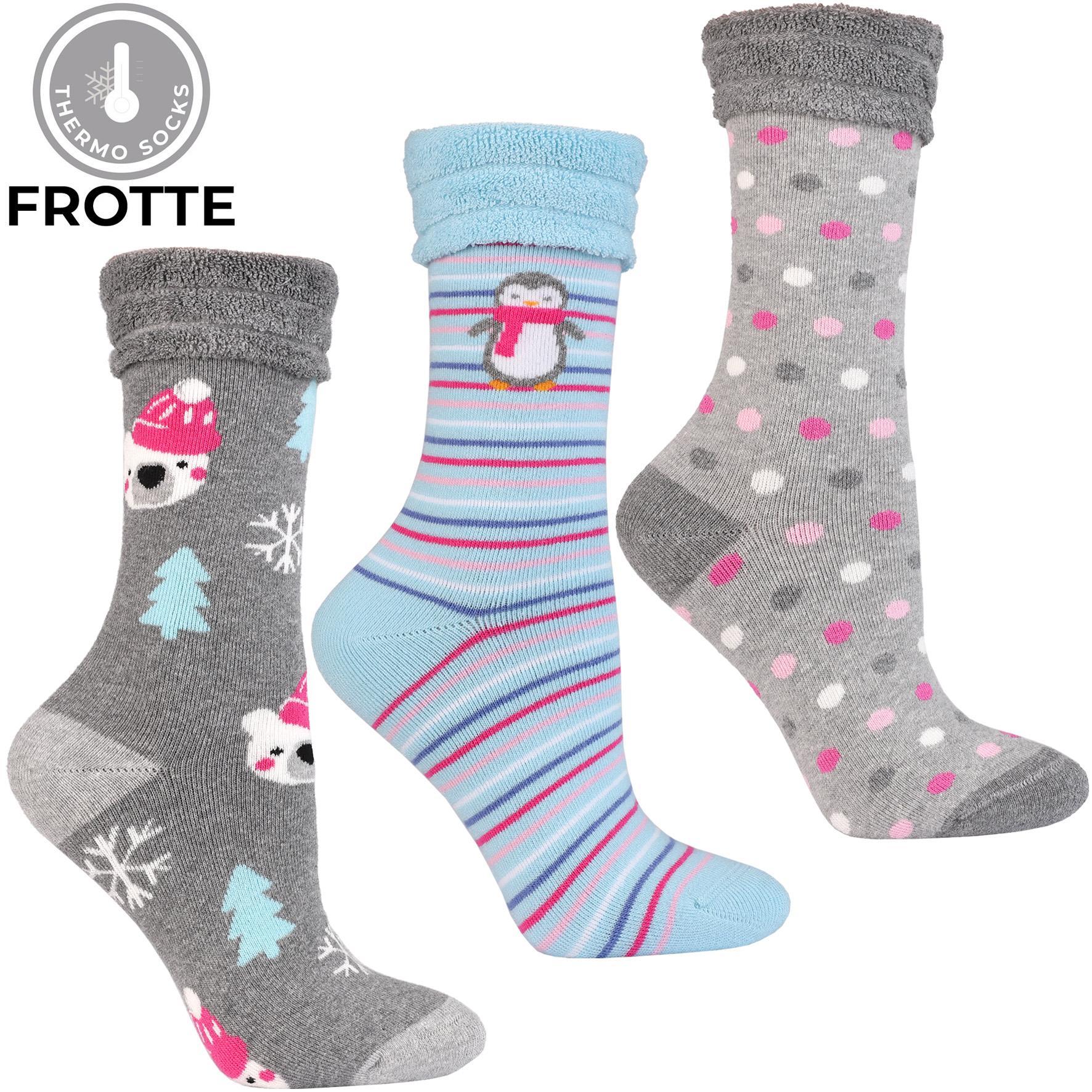 Skarpetki damskie frotte csl450-038