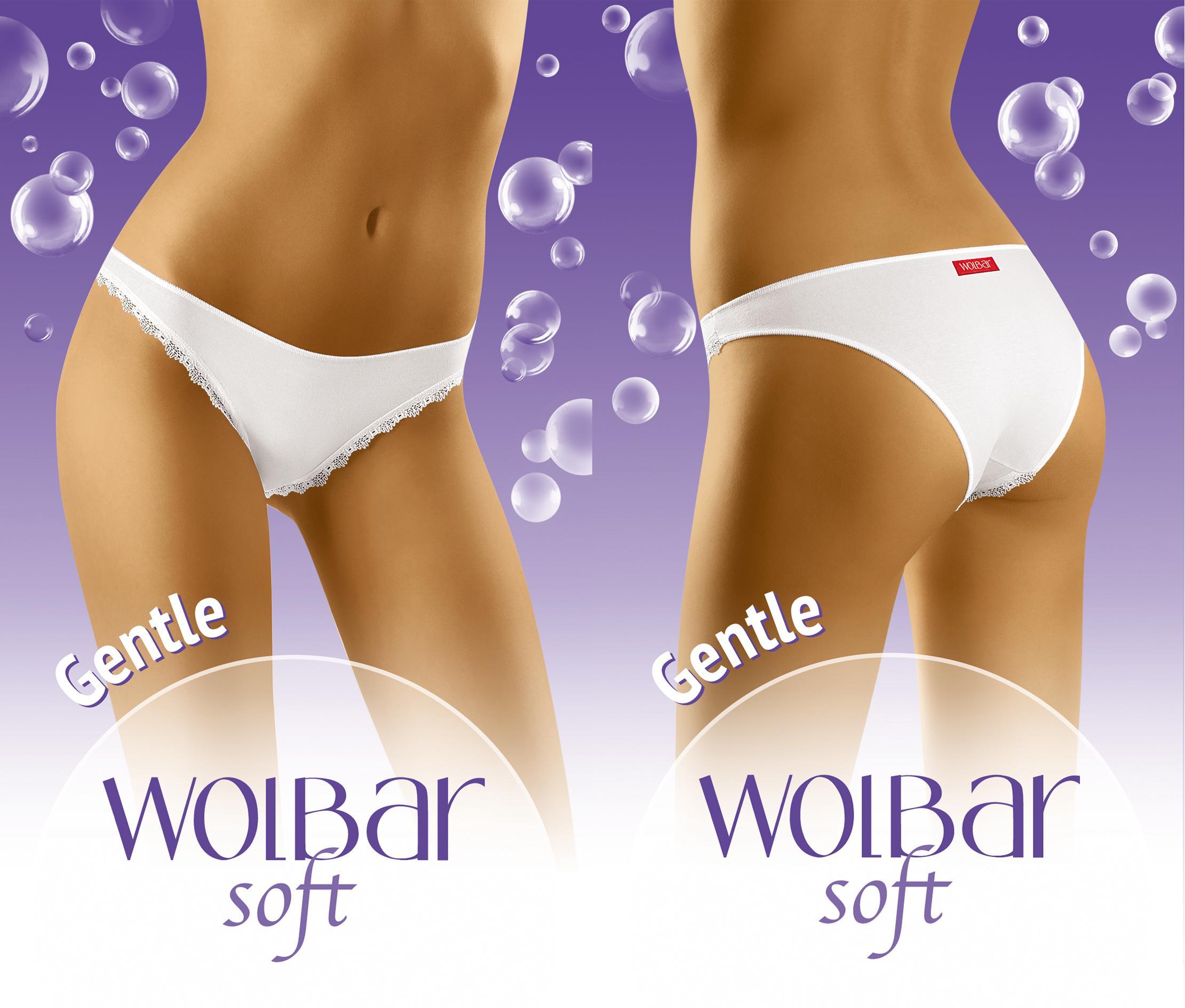 Biodrówki, bawełna, wykończone koronką – gentle soft