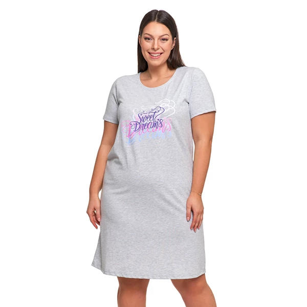 Koszula nocna damska plus size pdk3500-007- aw2024/25