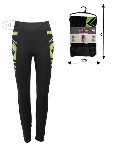Bielizna thermo getry damskie czarno-zielone 741113