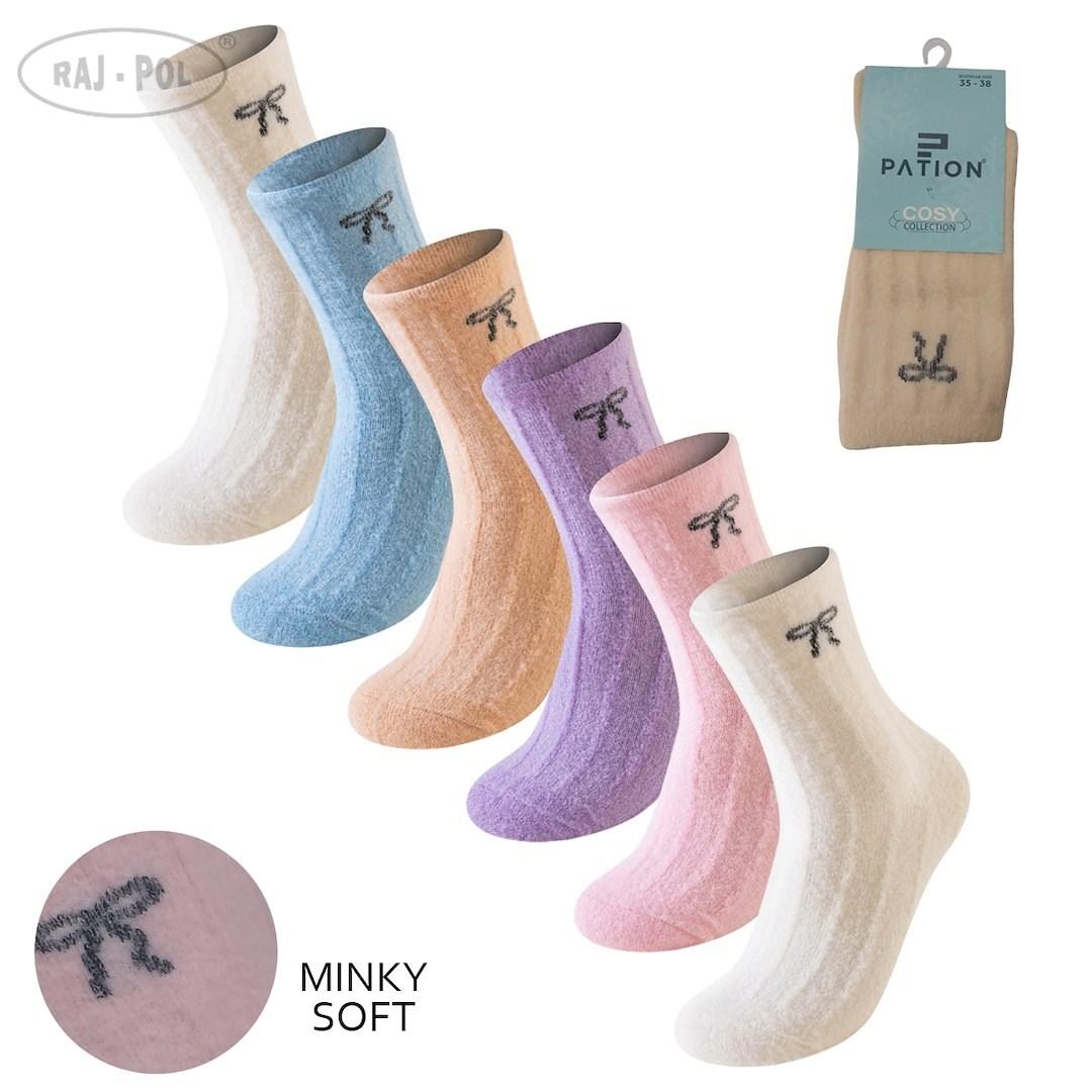 Skarpeta damska minky soft w25-24 757206, 757213