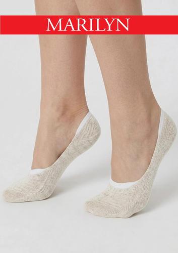 Stopki marilyn damskie len high natural