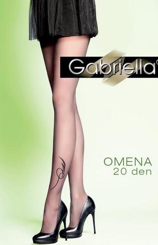 Rajstopy damskie gabriella omena 20 den, wzorzyste code 314
