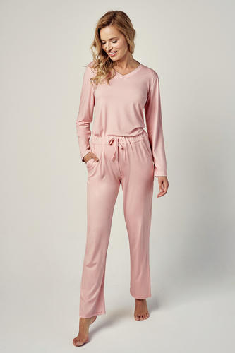 3053 piżama damska długa river wiskoza aw23/24