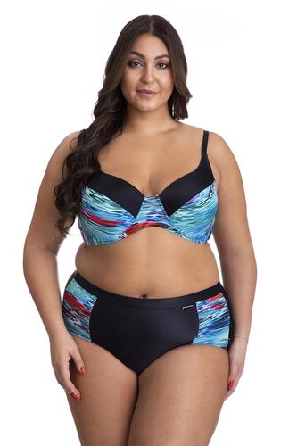 Dwuczęściowy kostium kąpielowy wyszczuplający z wysokim stanem 147