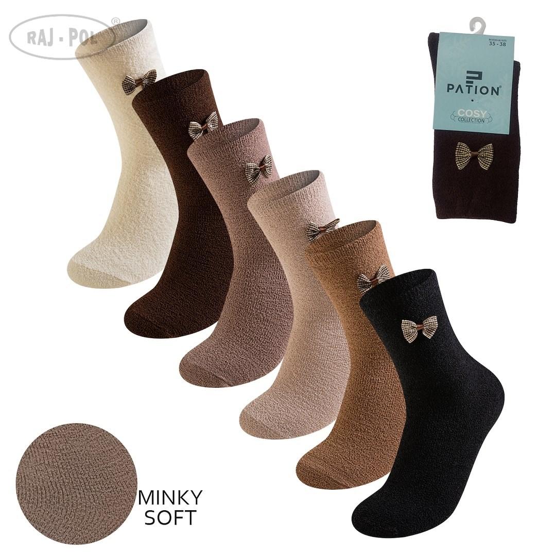 Skarpeta damska minky soft w25-07 756865, 756872