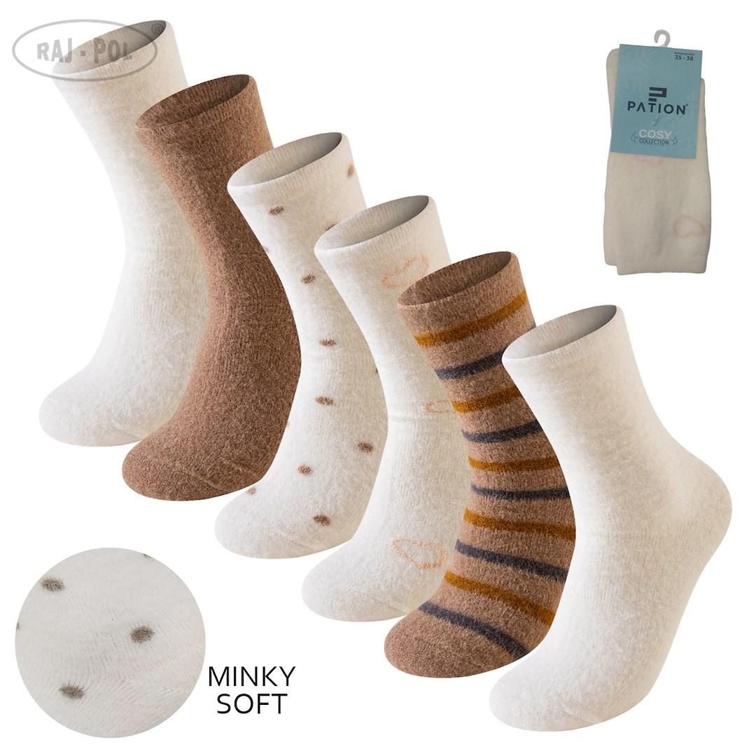 Skarpeta damska minky soft w25-22 757169, 757176