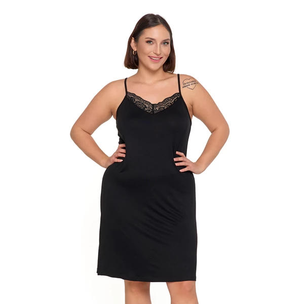 Koszula damska nocna plus size pdk3400-007 s/s 2025
