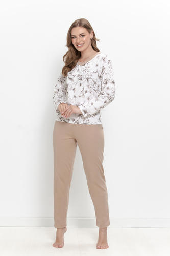 3630 piżama damska długa selmia m-xl