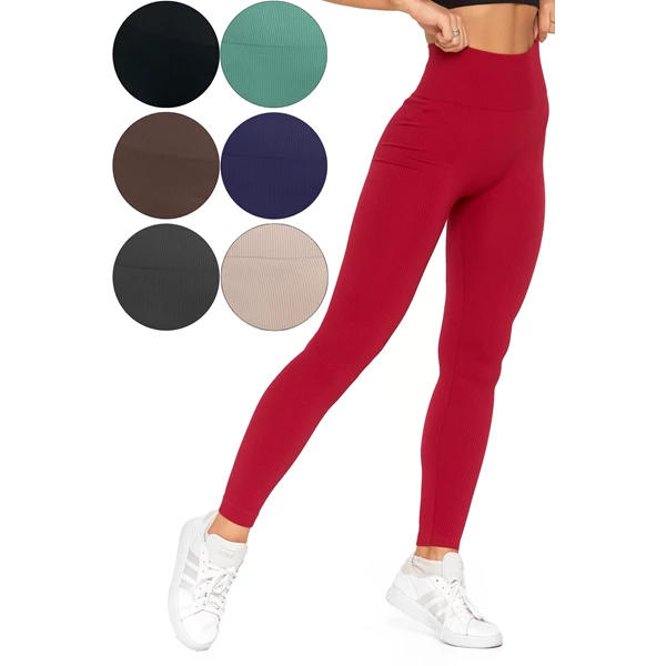Legginsy damskie prążek rdl1000-020