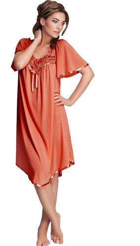 Koszula nocna 388, krótki rękaw józefina