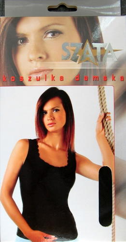 Koszulka julia haft karo szerokie ramiączko