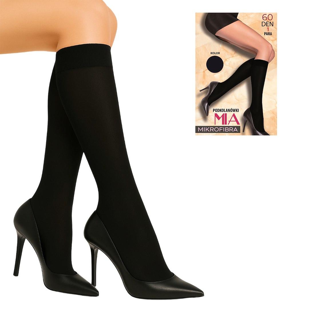 Podkolanówki pation mikrofibra 60 den nero 742462